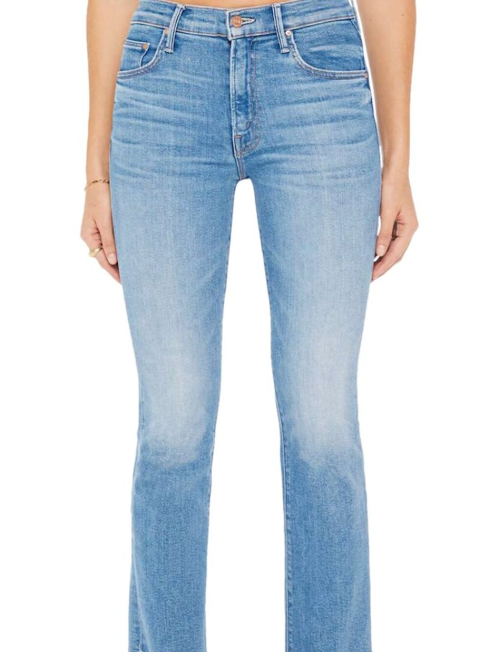 Mother -The Insider High Waist Step Frayed Hem Crop Jeans - Size 25 - Like New - Picture 2 of 12